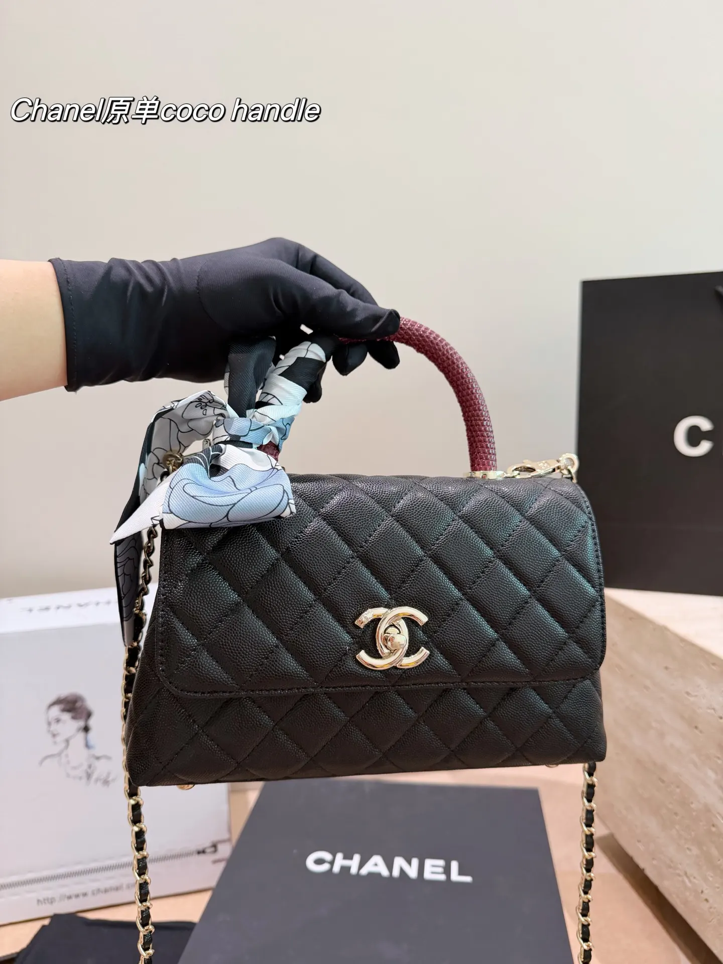 Chanel Organizer Pouch Travel Leather