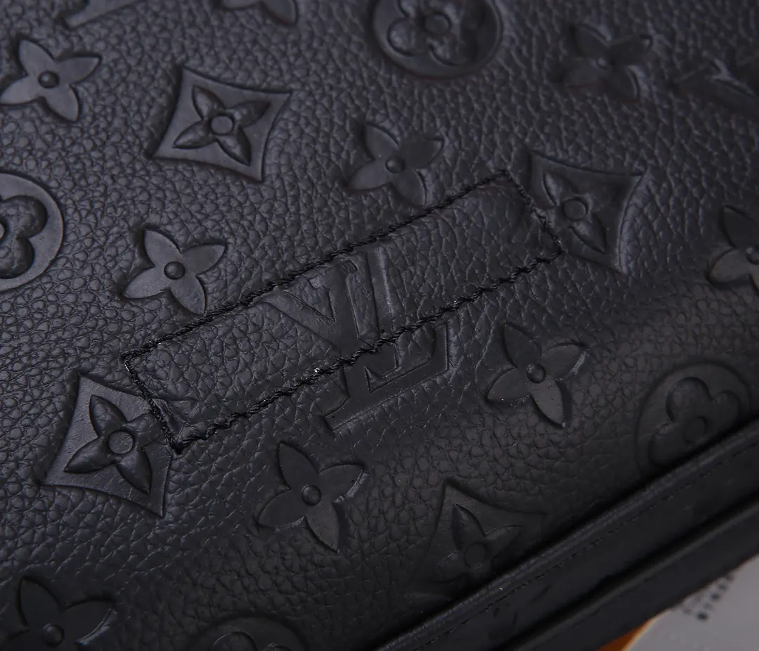 Black Chain Bag Canvas Leather