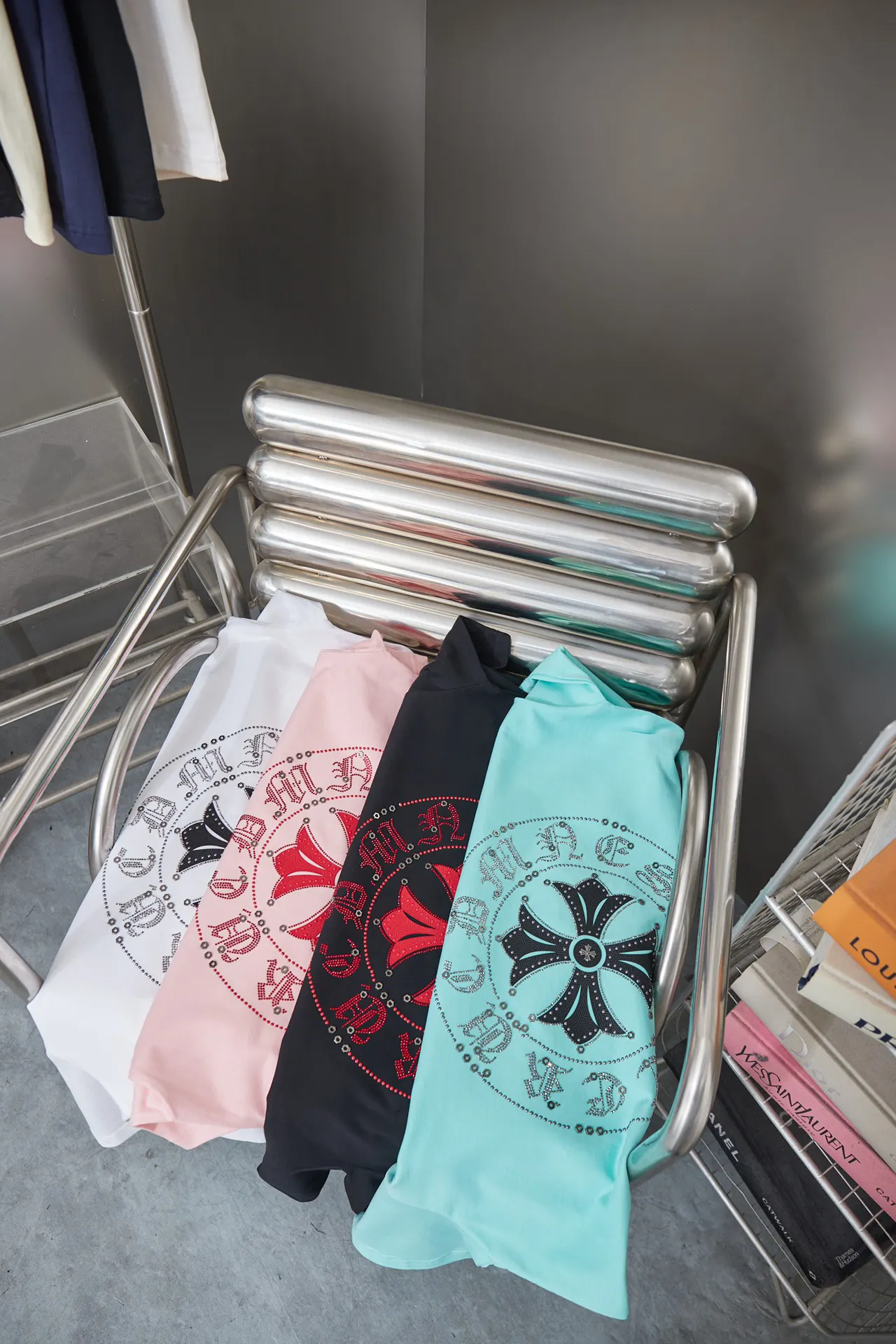 Chrome Hearts 26SS Logo 水洗 短袖T恤 日常百搭款