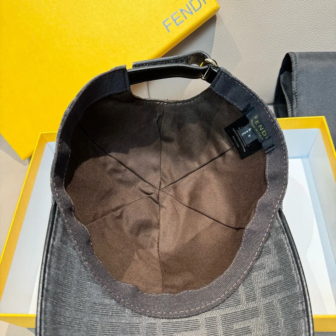Fendi 提花 牛皮 棒球帽 日常休闲款 款3