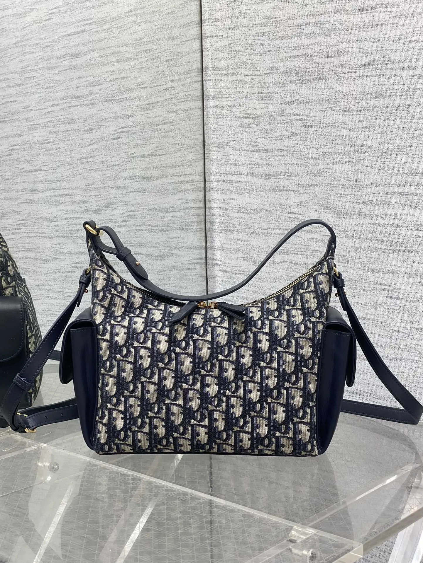 Dior Hobo Shoulder Bag Vintage Leather