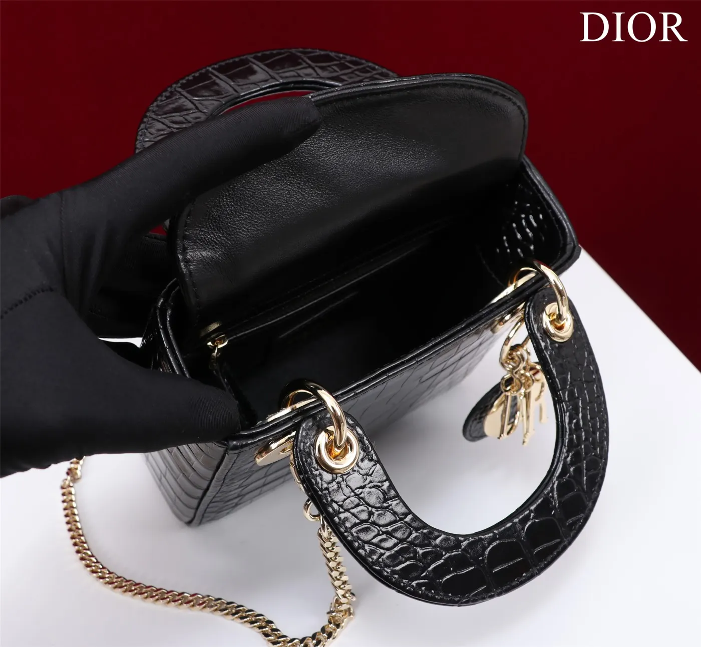 Dior Lady Dior Lady Handbag Top Handle Bag Image 7 Dior Lady Dior Lady Handbag Top Handle Bag Image 7