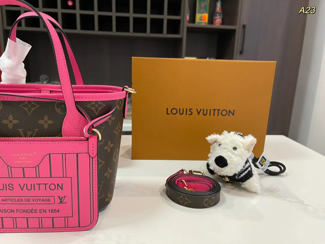 Louis Vuitton Monogram Bucket Bag Casual Leather