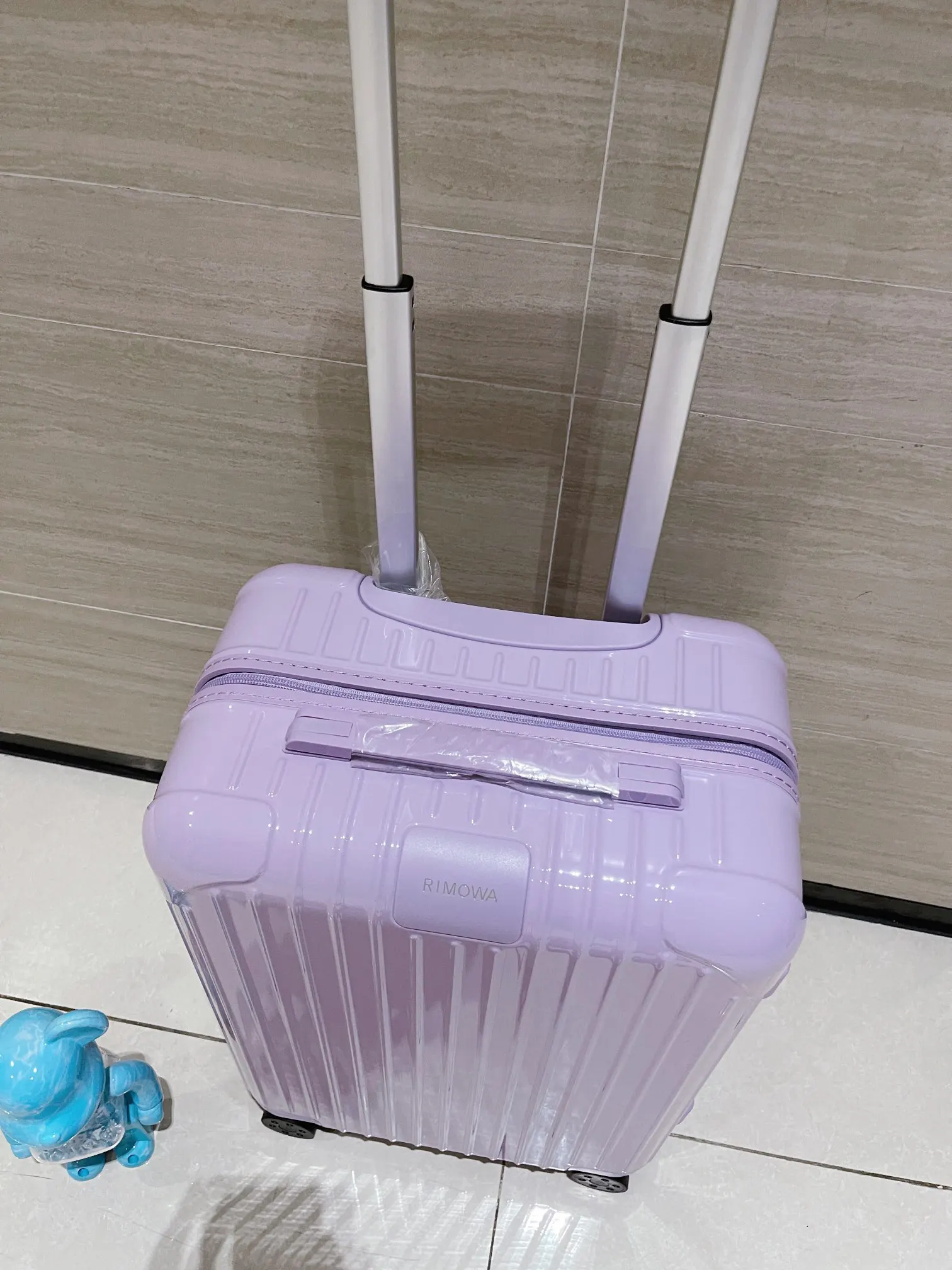 白色 藍色 日默瓦rimowa拉杆箱行李箱登机箱旅行箱方胖子運動 旅行拉杆款 輕便出行款