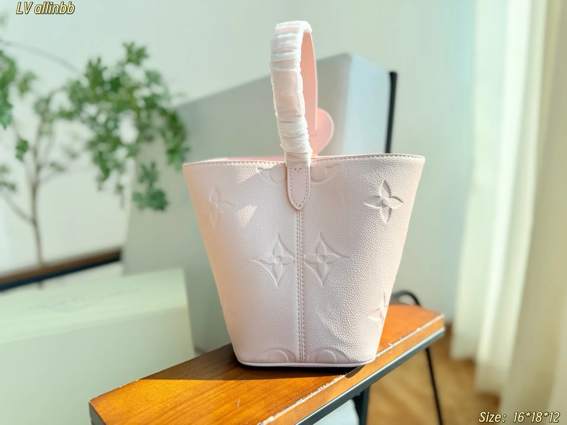 Louis Vuitton Pink Bucket Bag Casual