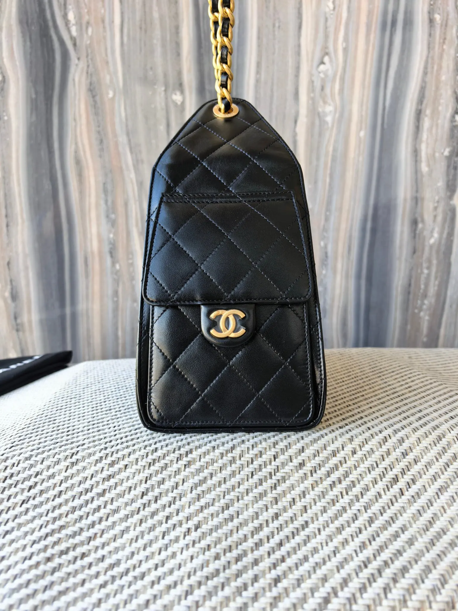 Black Hobo Shoulder Bag Vintage Leather