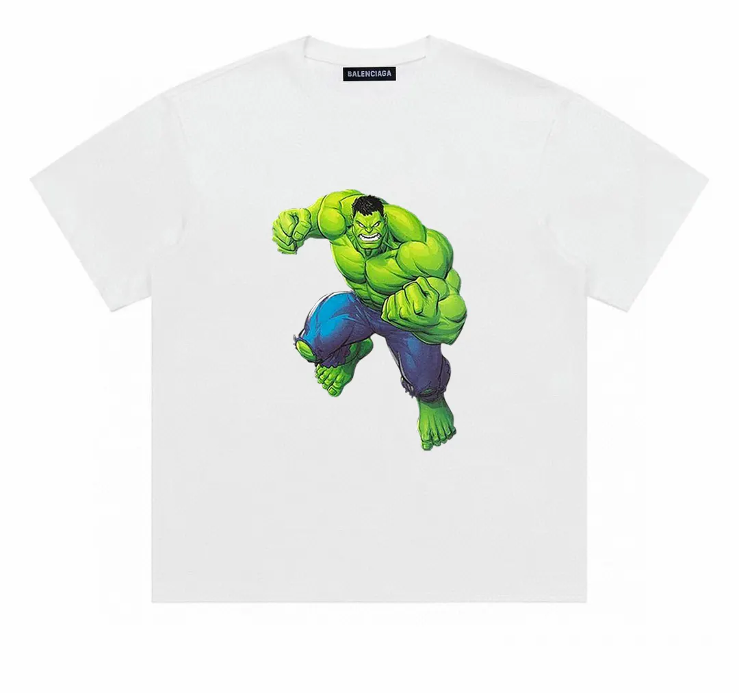 Balenciaga 黑色 純棉 短袖T恤(數字9) Balenciaga 黑色 純棉 短袖T恤(數字9)