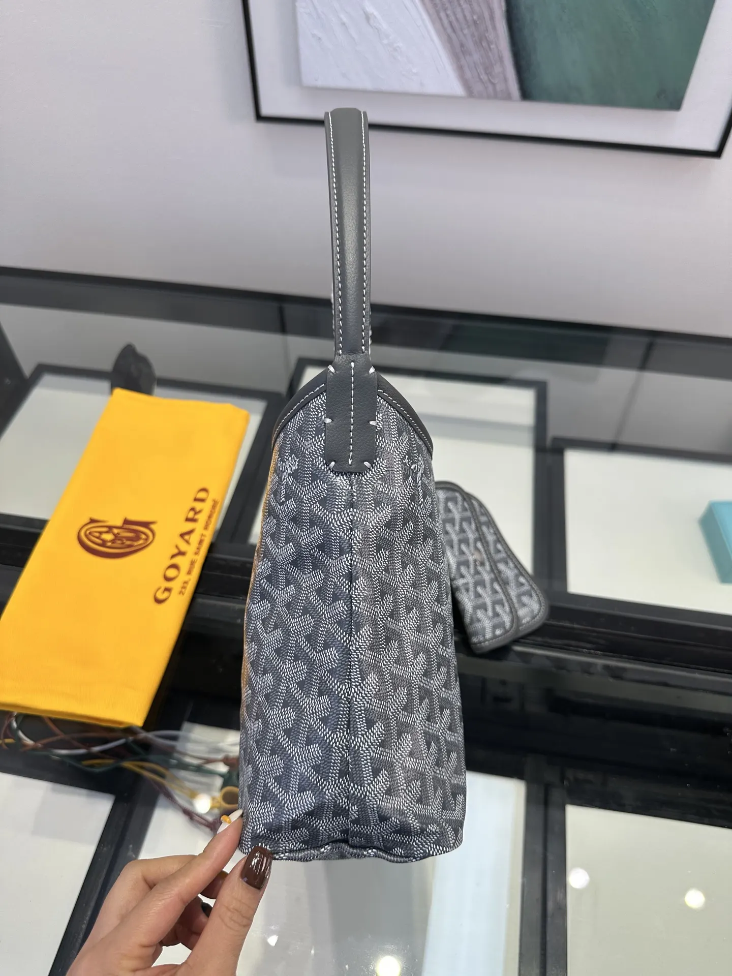 Goyard Gray Tote Bag