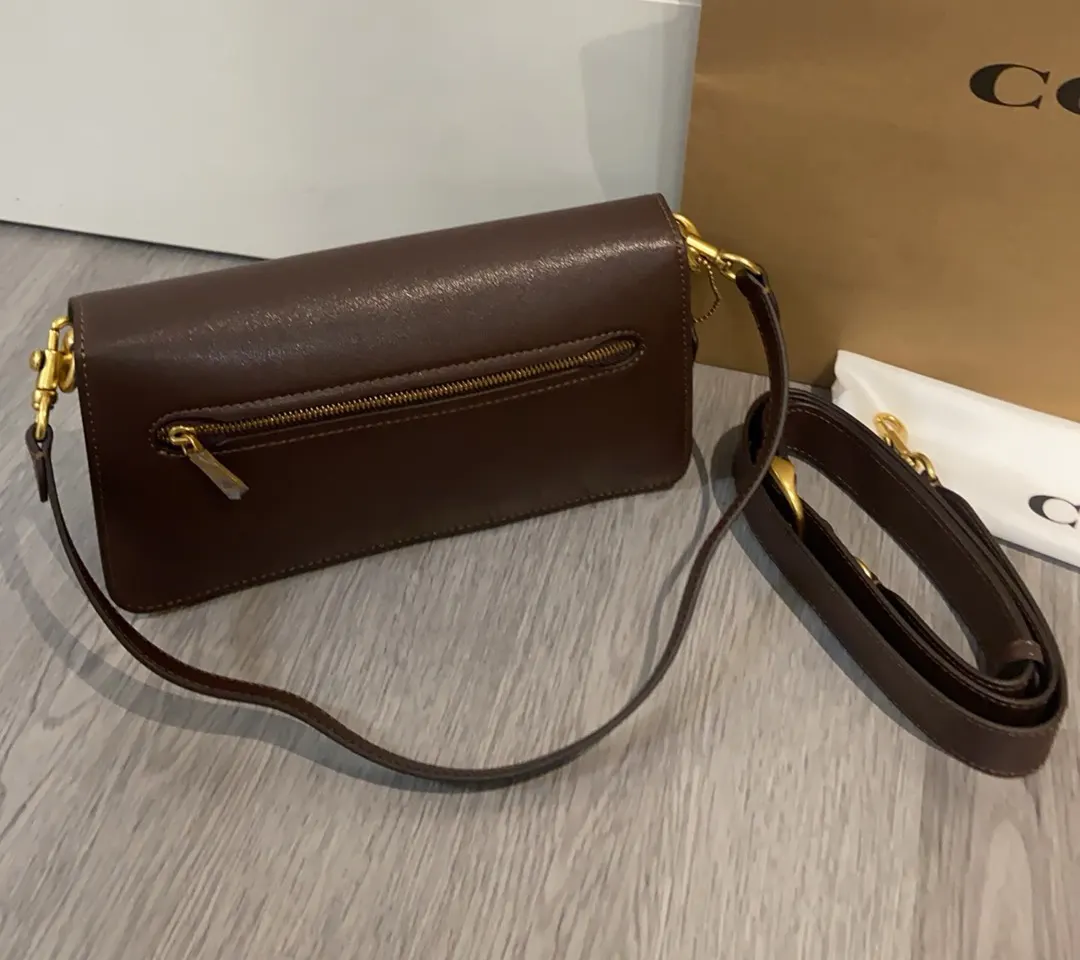 Monogram Hobo Shoulder Bag Vintage Leather