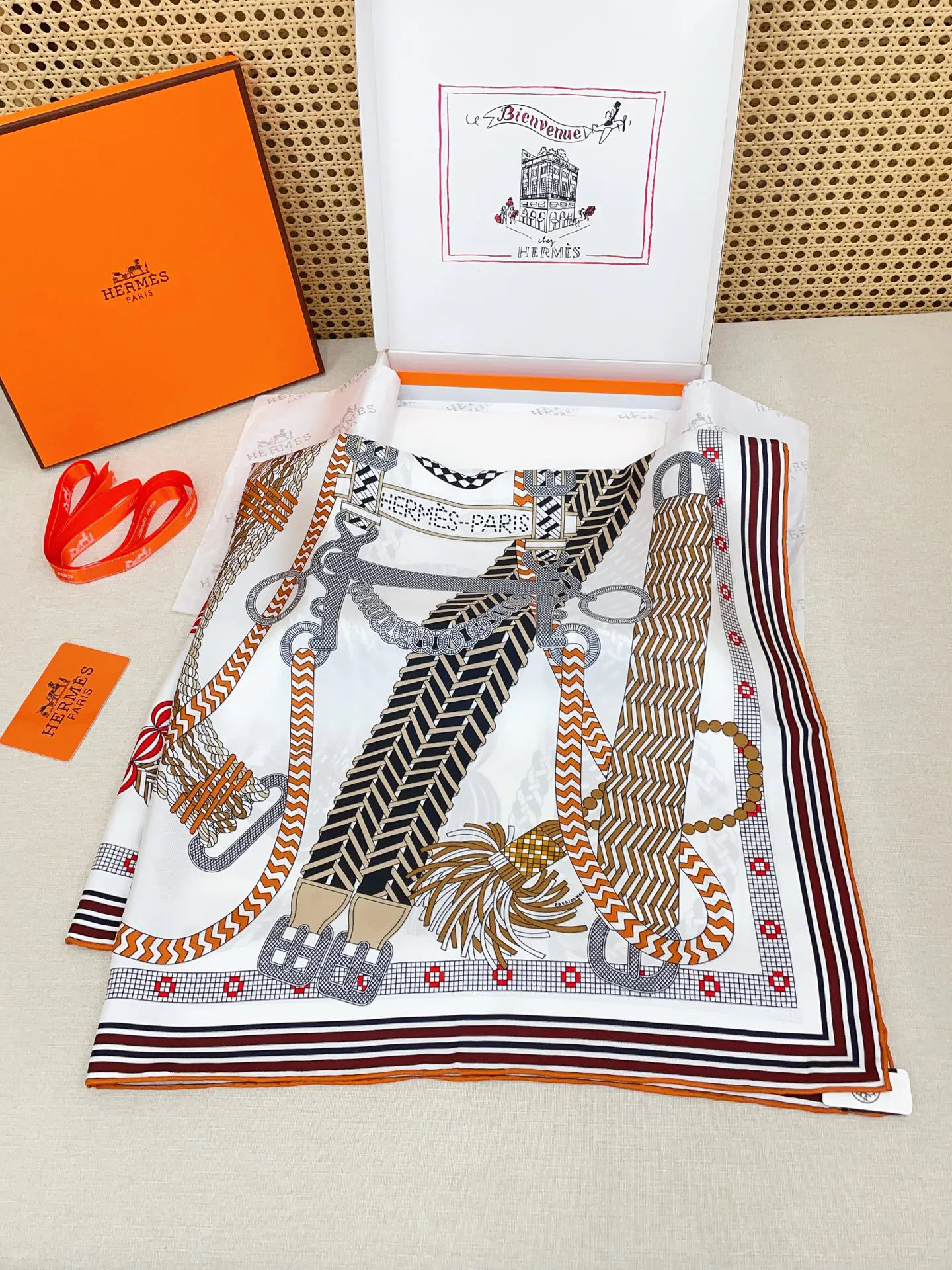 Hermès 丝巾 精致配饰