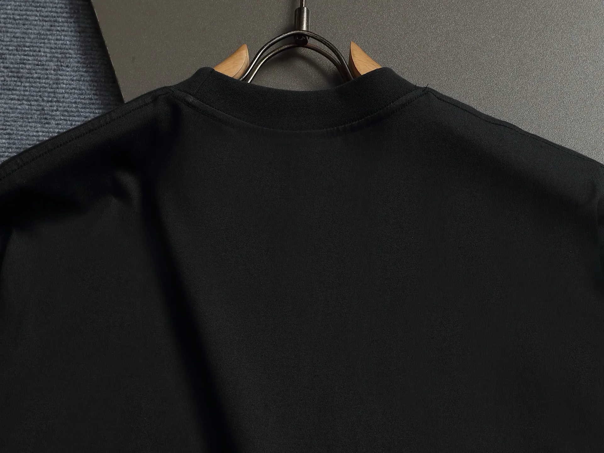 Balenciaga Black Logo Short Sleeve T-Shirt Street