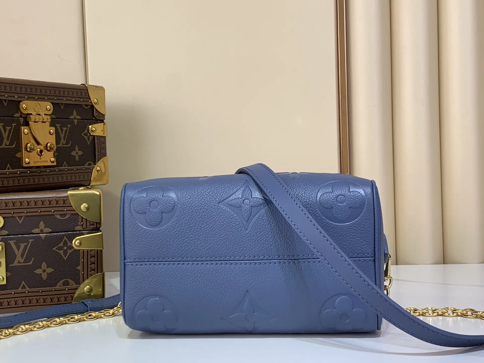 Blue Chain Bag