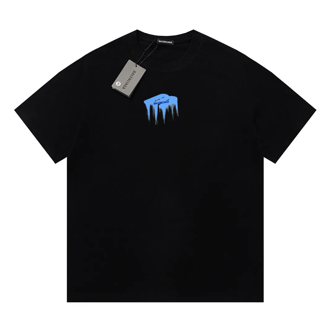 Balenciaga Black Short Sleeve T-Shirt Street