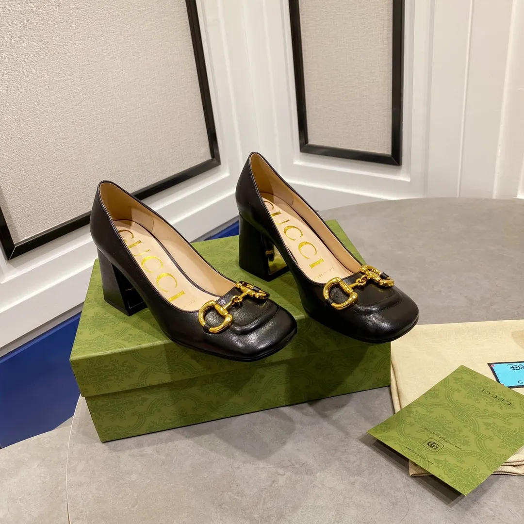 Gucci Horsebit 黑色 高跟鞋