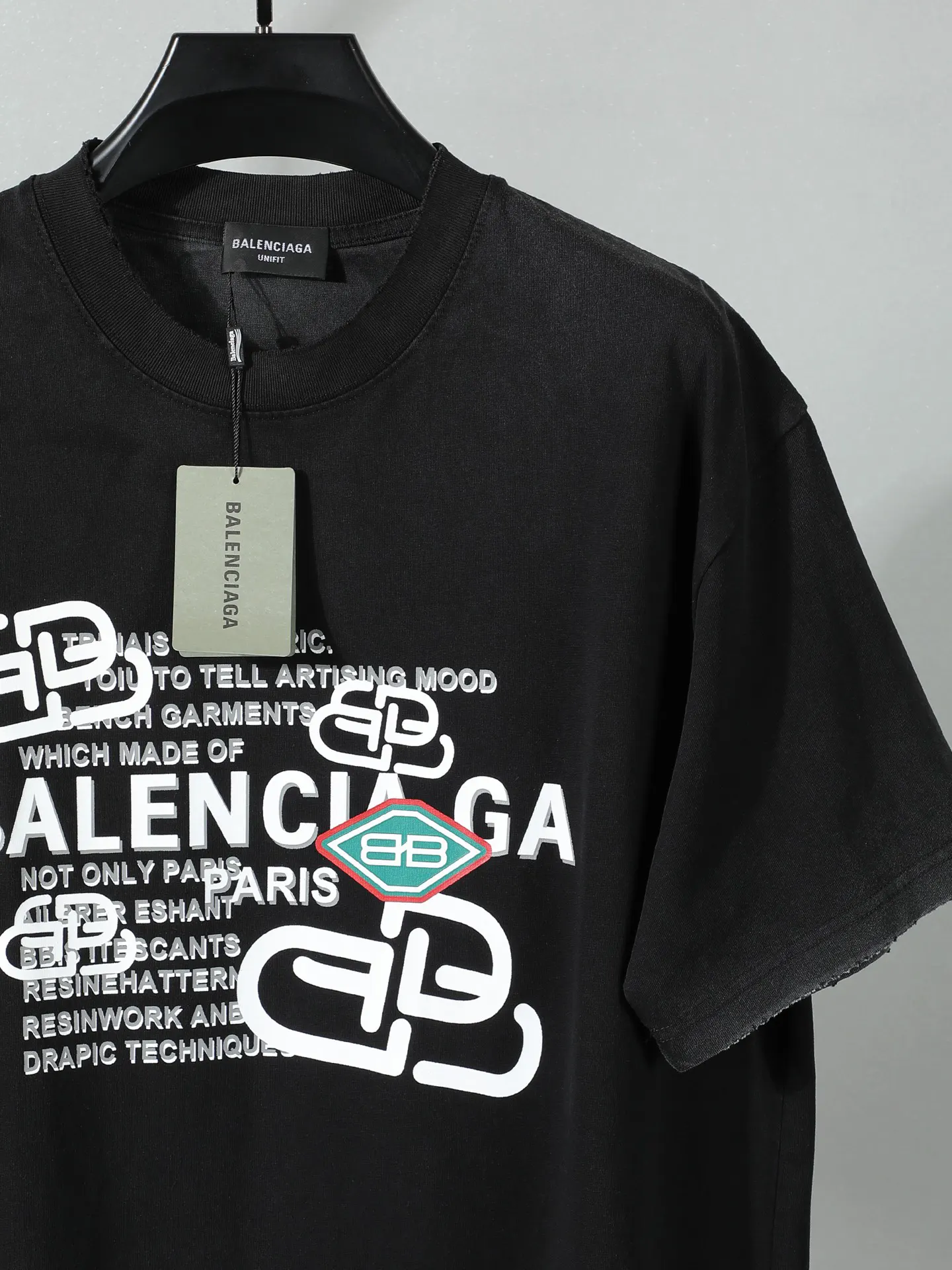Balenciaga 26SS Logo 字母 短袖T恤