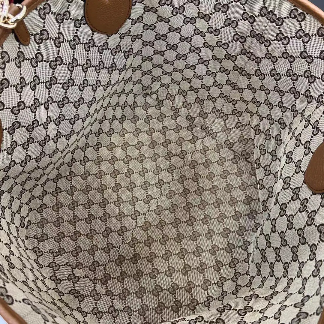 棕色 金色 帆布 托特包 大容量托特款
