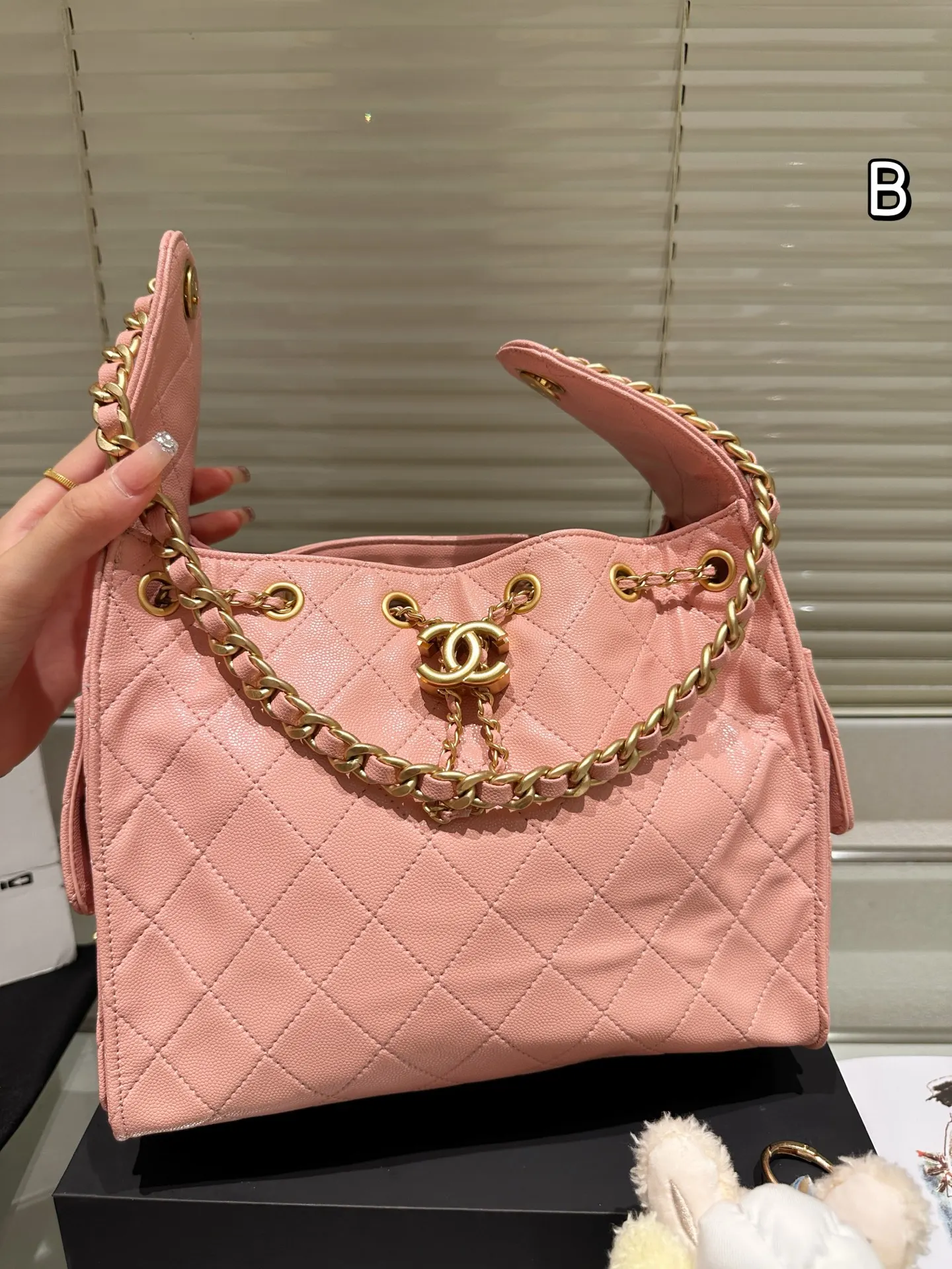 Chanel Hobo Shoulder Bag Vintage Leather