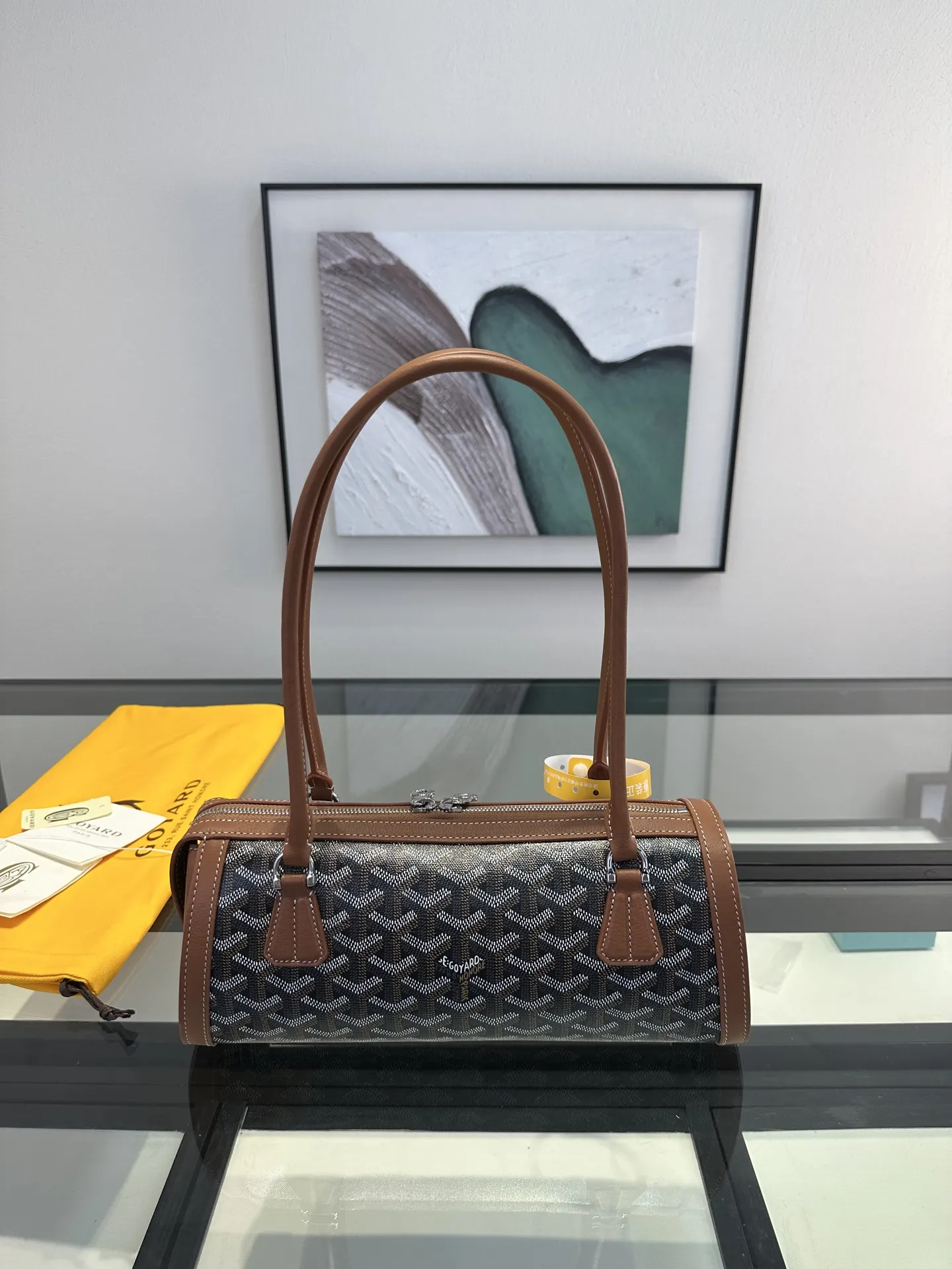 Goyard 棕色 手提随性 腋下时髦 轻松适 通勤约会各种场合 腋下包 复古腋下背款