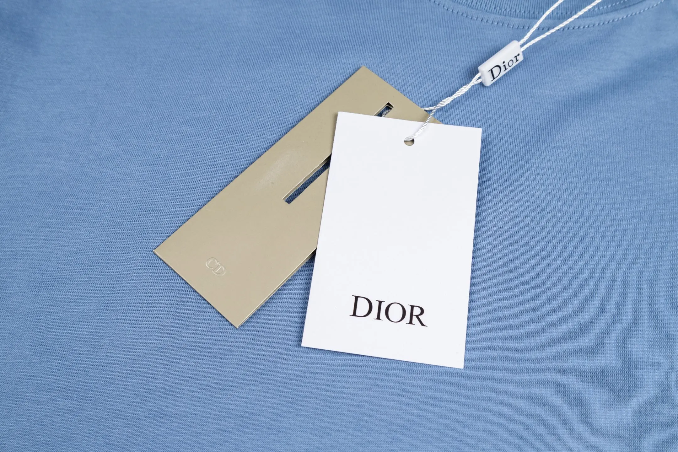 Dior 字母 刺绣 短袖T恤