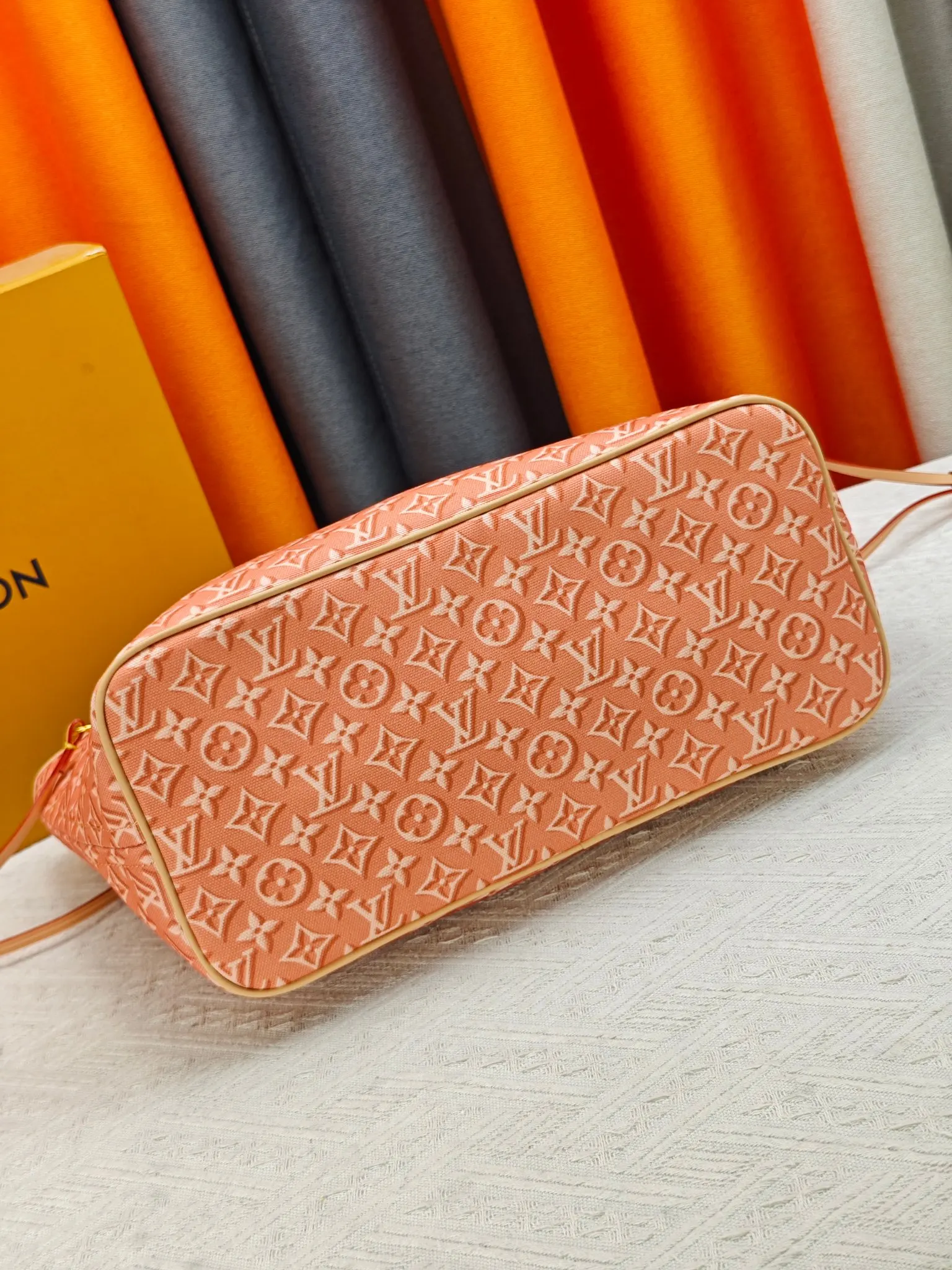 Neverfull 老花 牛仔 牛皮 收纳包 旅行收纳款