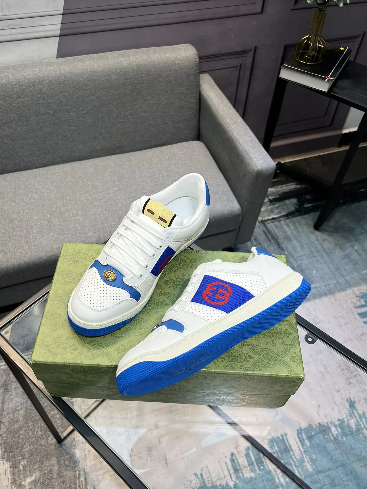Gucci Logo休闲运动鞋