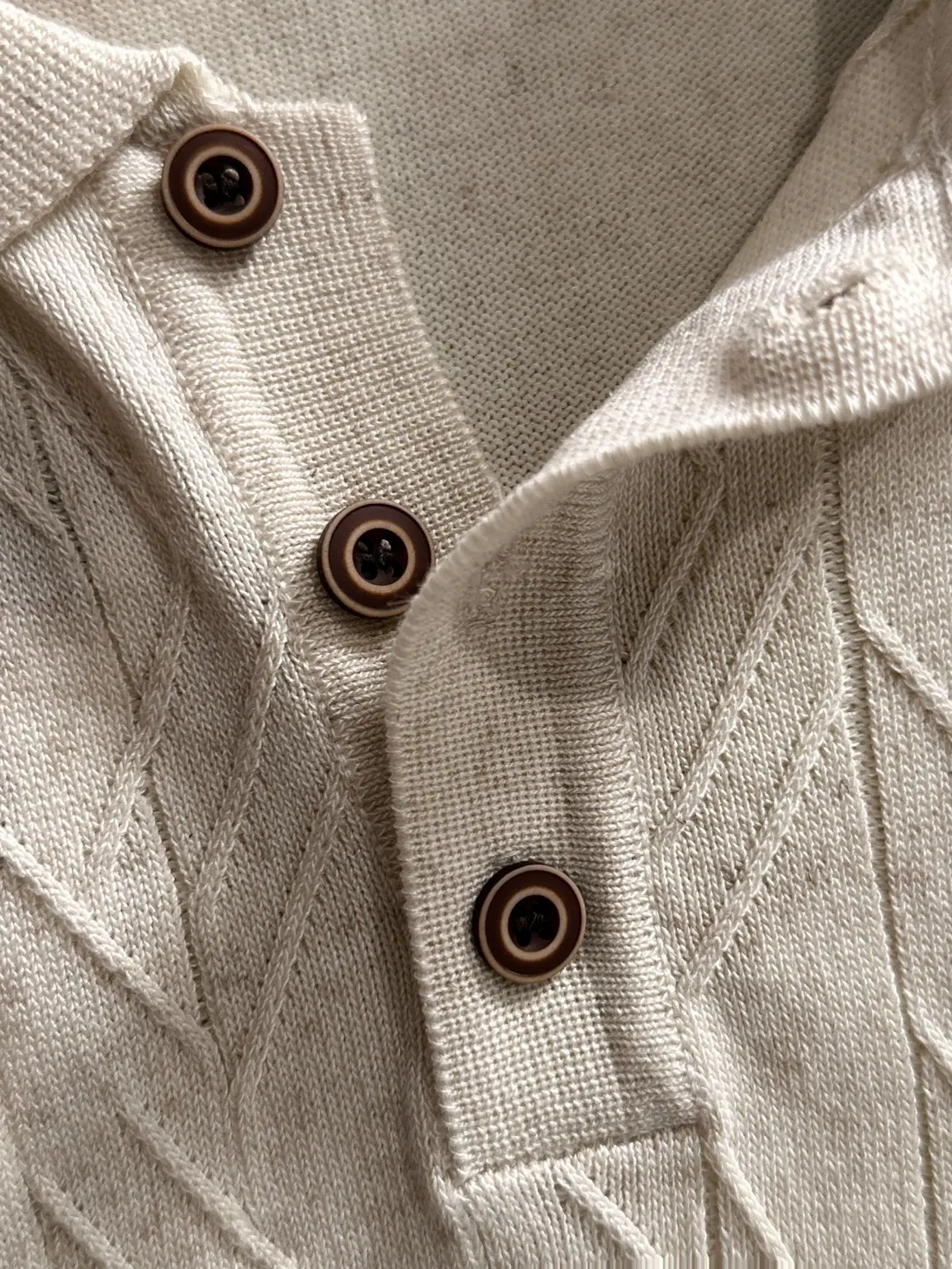 Burberry Embroidery Cotton Knitwear Textured Knit Image 4 Burberry Embroidery Cotton Knitwear Textured Knit Image 4
