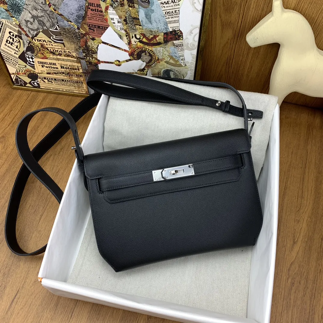 Hermès Kelly 黑色 斜挎包
