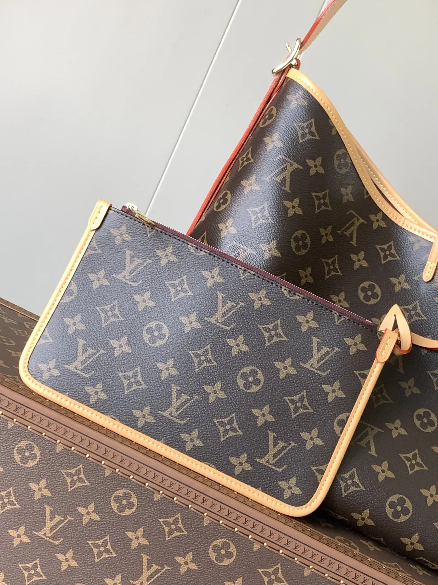 LV CarryAll 帆布 手拿包 精致手拿款