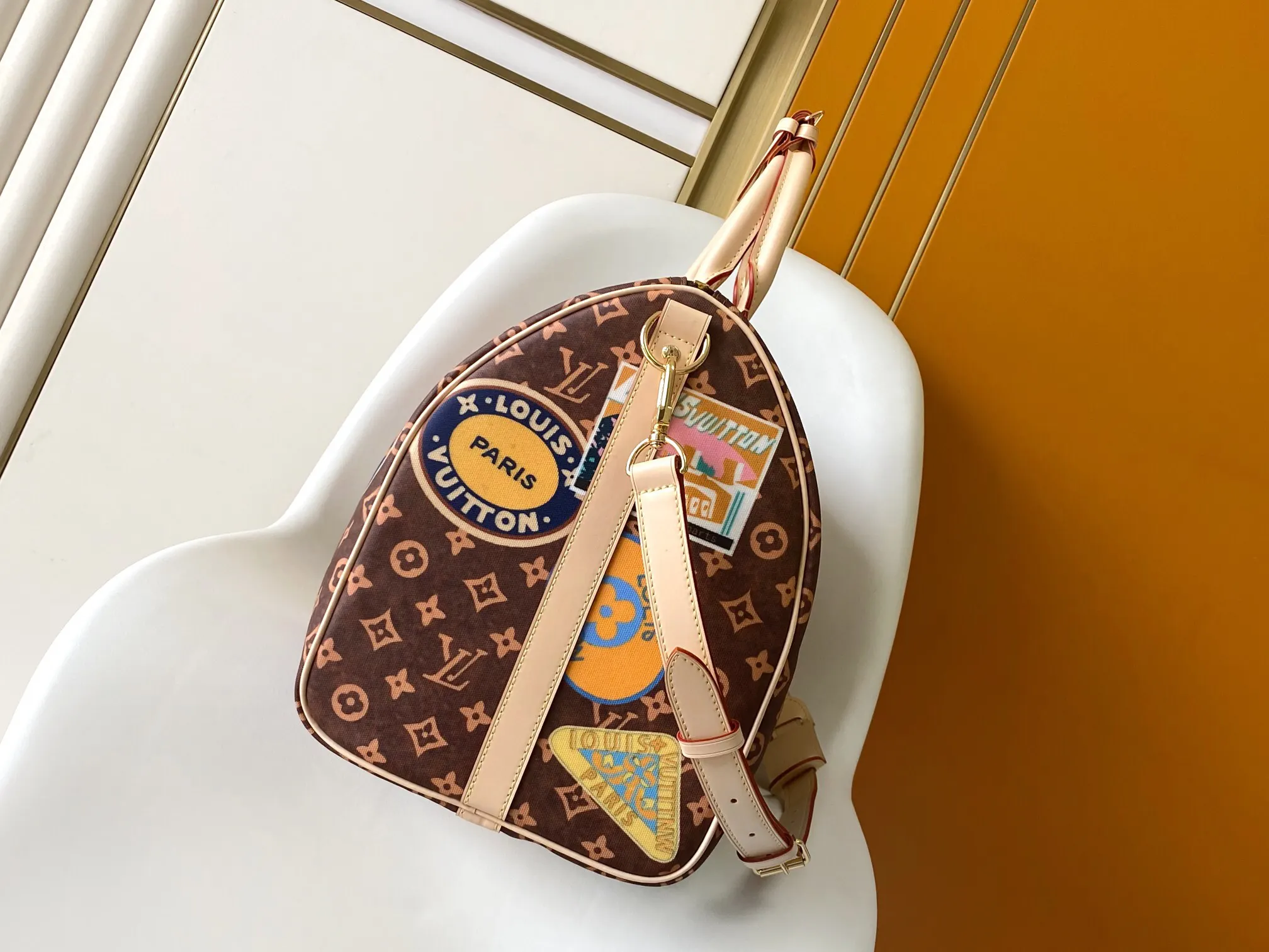 LV Keepall 牛皮 旅行包 大容量旅行款