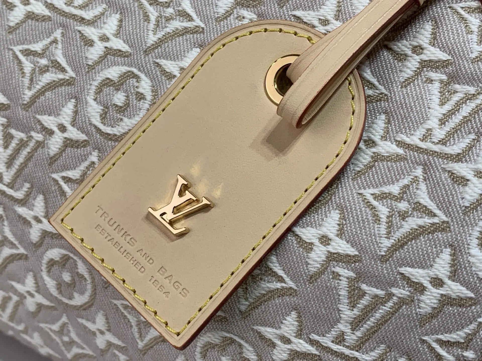 LV Speedy 白色 帆布 收纳包 旅行收纳款