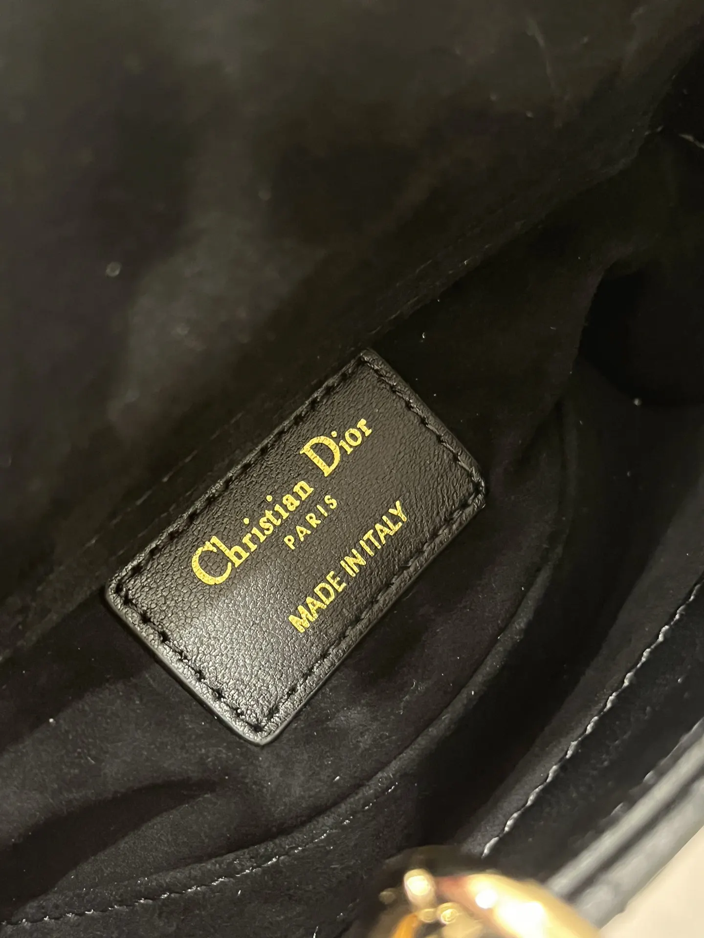 Dior D Joy 黑色羊皮手袋 手提斜挎