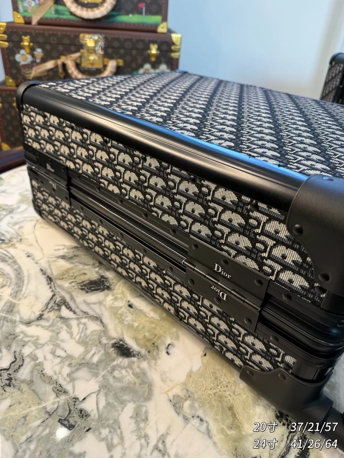 Dior 老花 经典老花 料铝框 耐看结实 行李箱 旅行拉杆款 轻便出行款