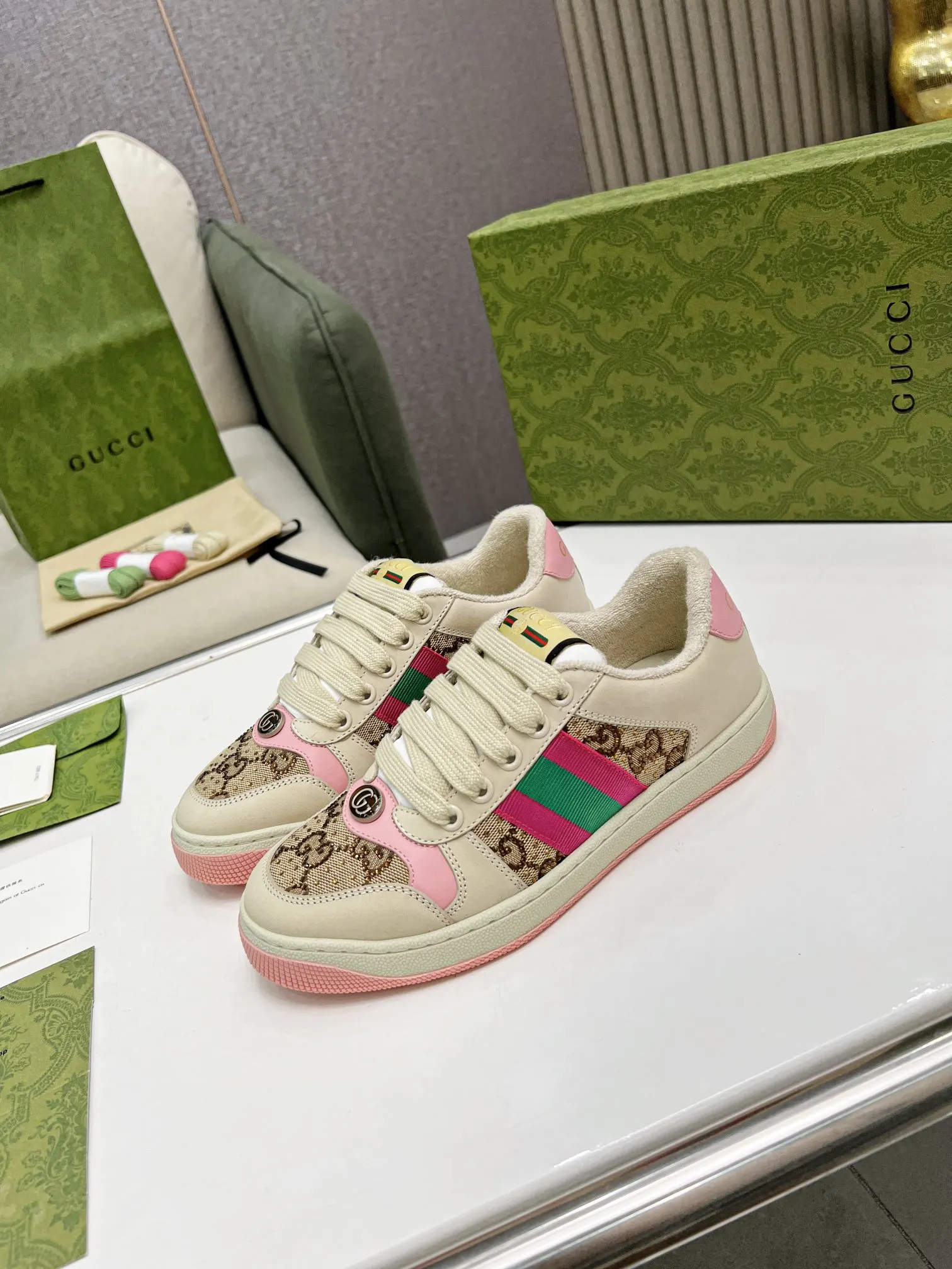 Gucci Logo休闲运动鞋 百搭款