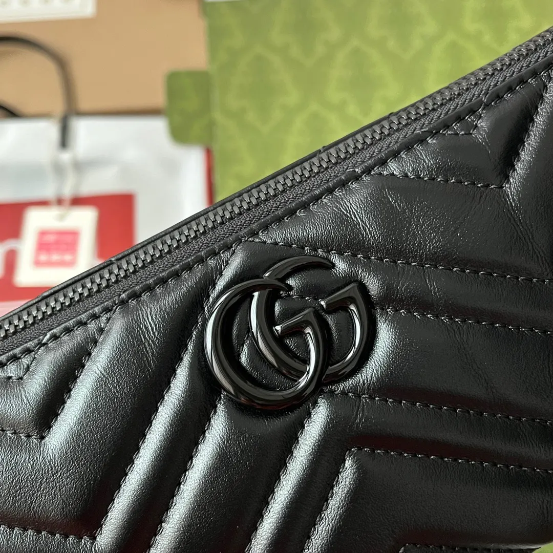 Gucci Black Gold Backpack