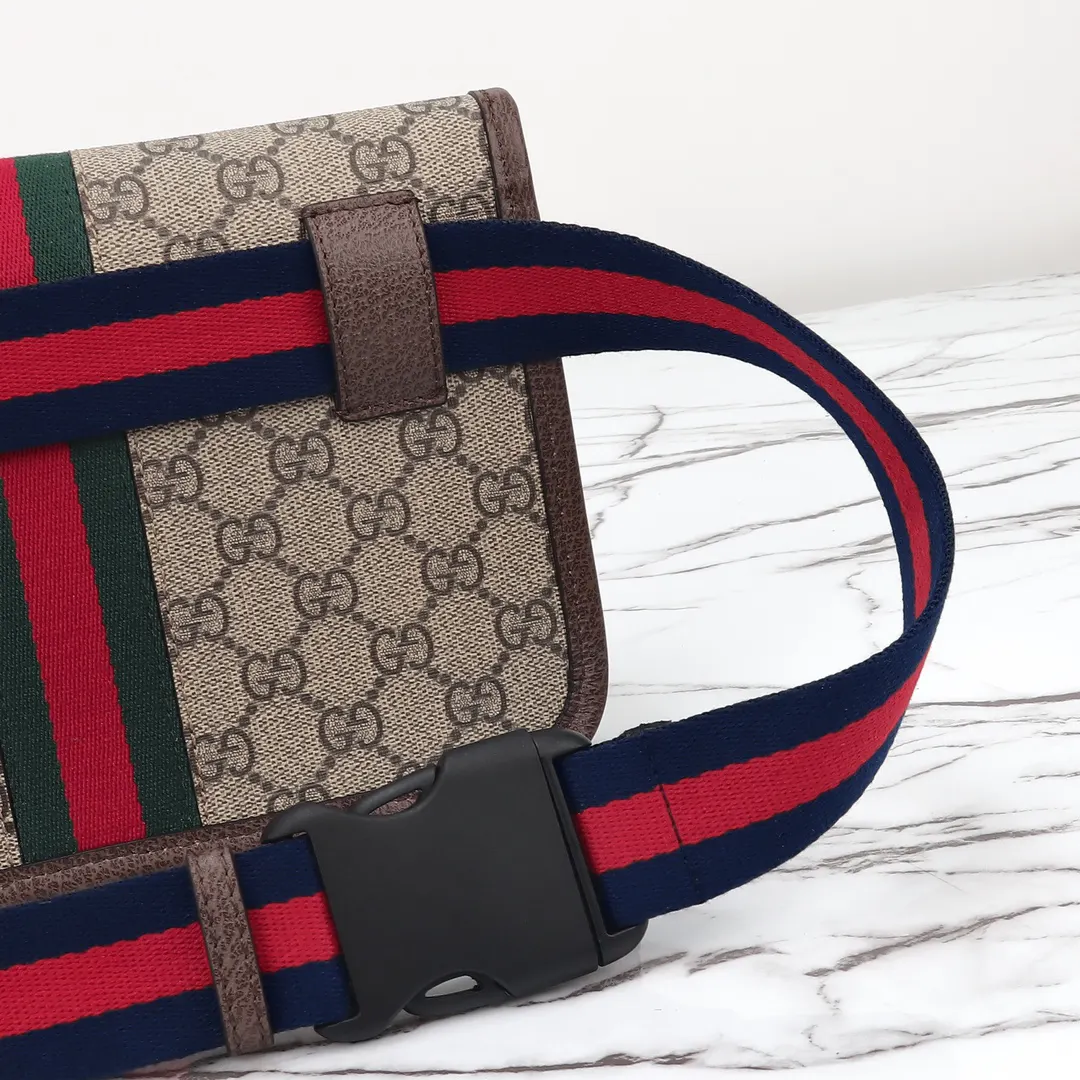 Gucci 款号 杏啡 尺寸 宽 腰包 休閒腰包款