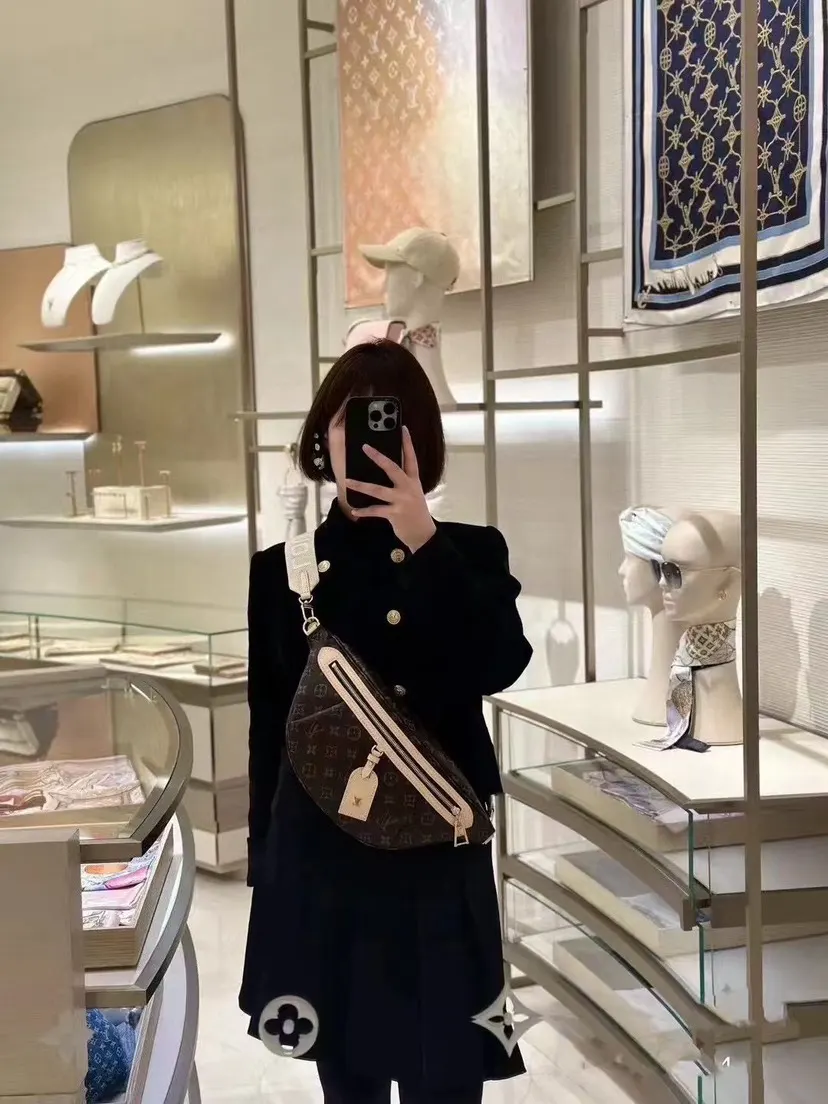 牛皮 可拆卸的纺织表带带来运动感 腰包 休闲腰包款