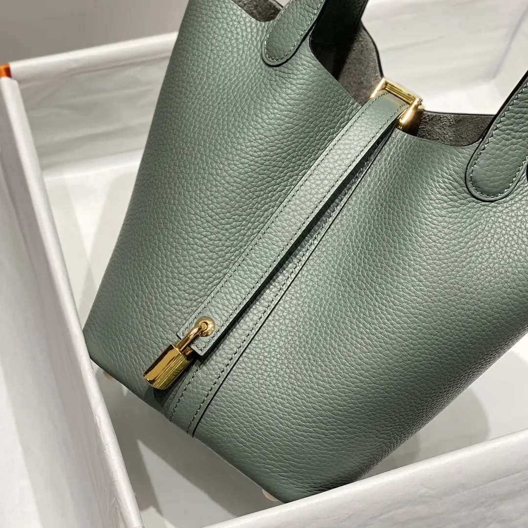 Hermès Picotin 牛皮 水桶包 18cm