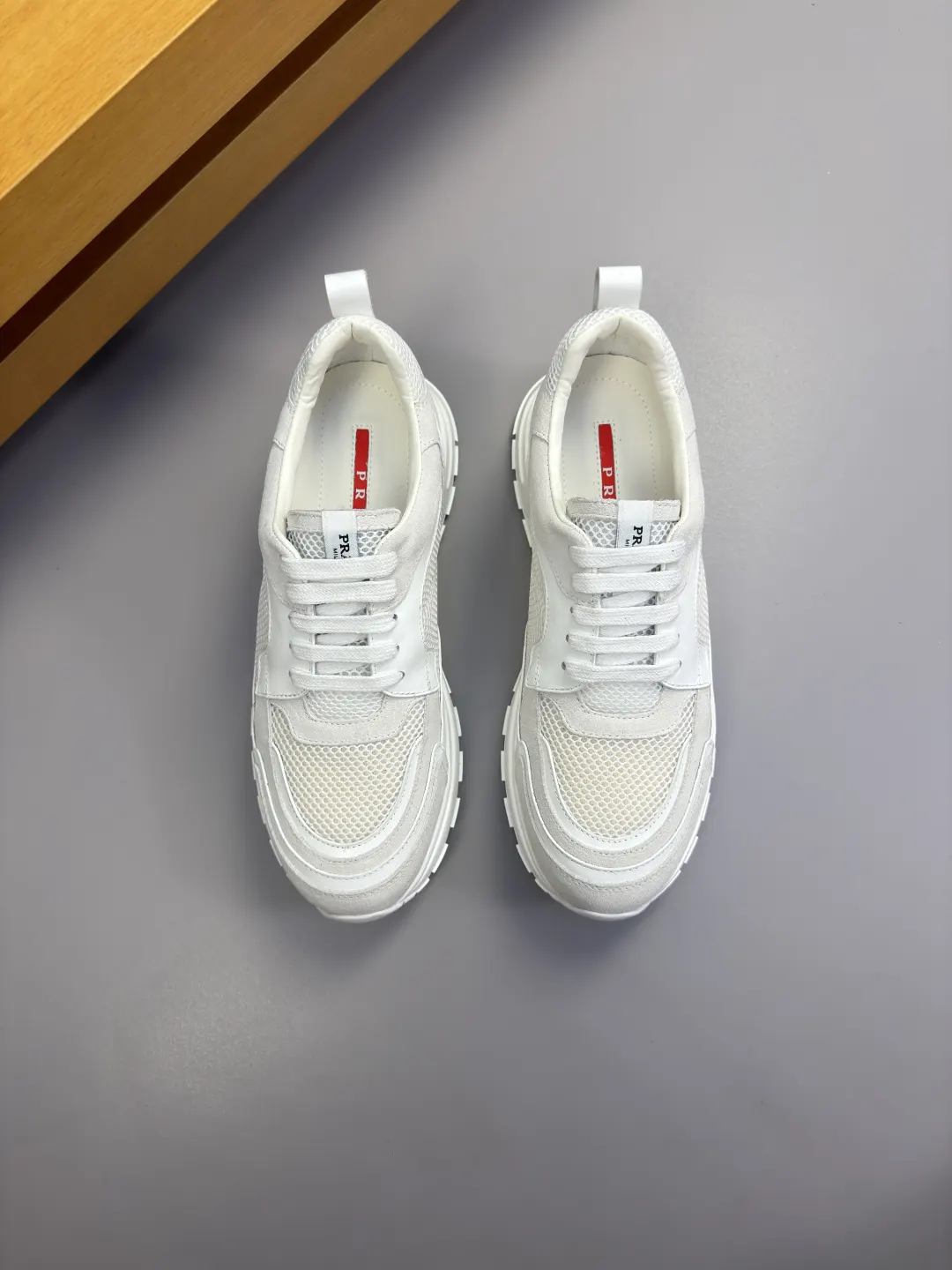 Prada Sneakers Canvas Leather
