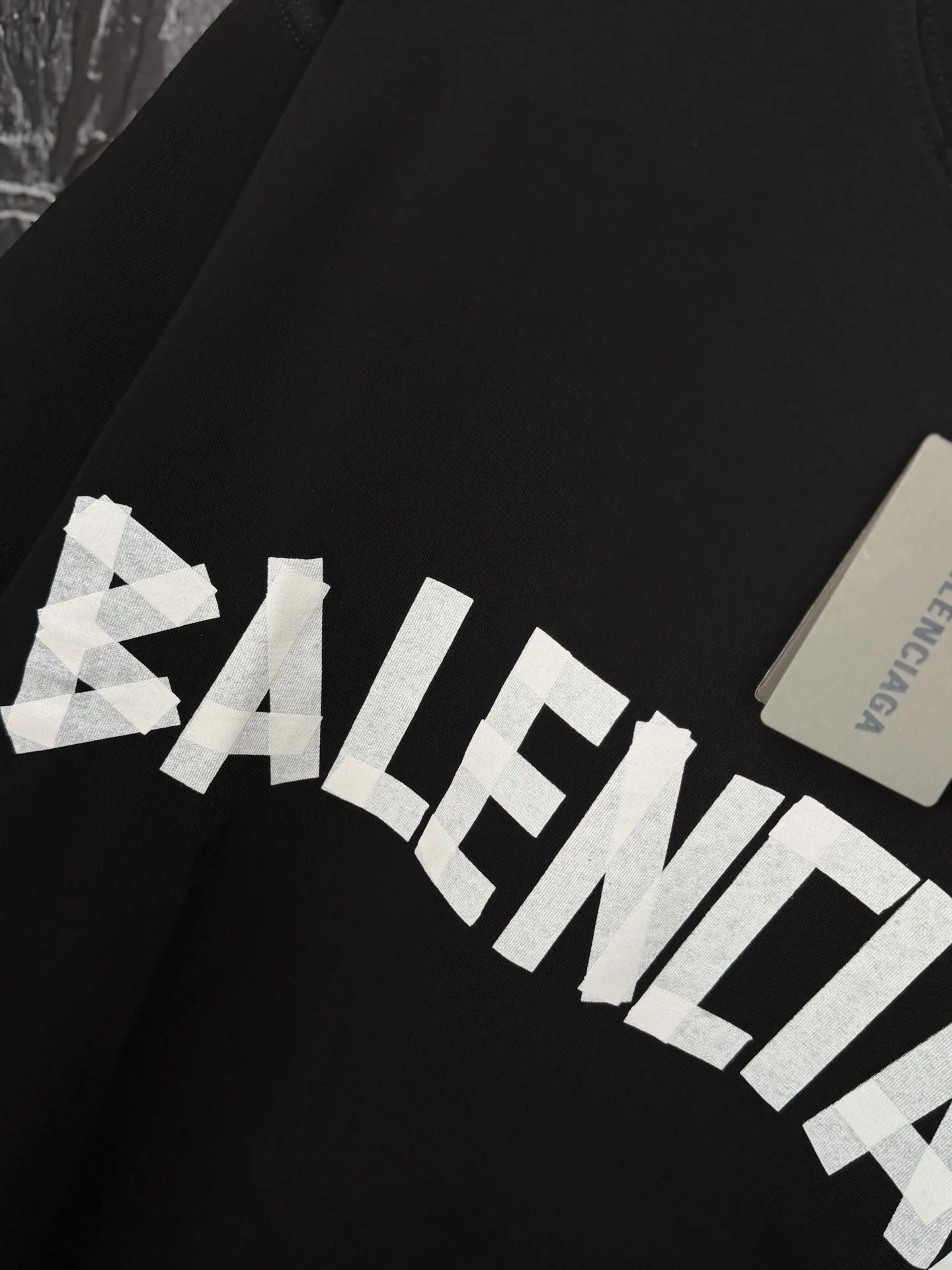 Balenciaga Black Short Sleeve T-Shirt Street