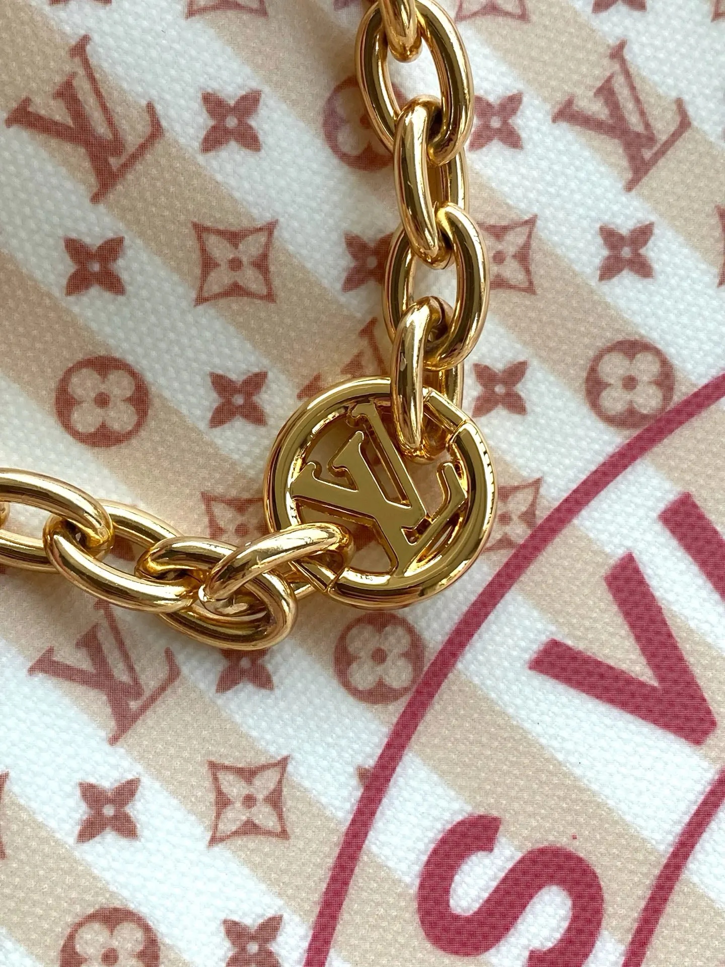 Neverfull 帆布 链条包 精致链条款