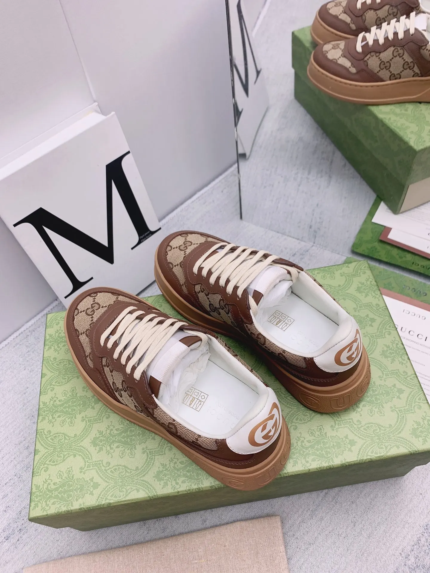 Gucci Logo休閒運動鞋