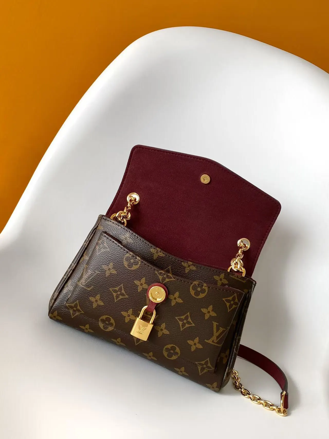 LV 黑色 棕色 帆布 鏈條包 精致鏈條款