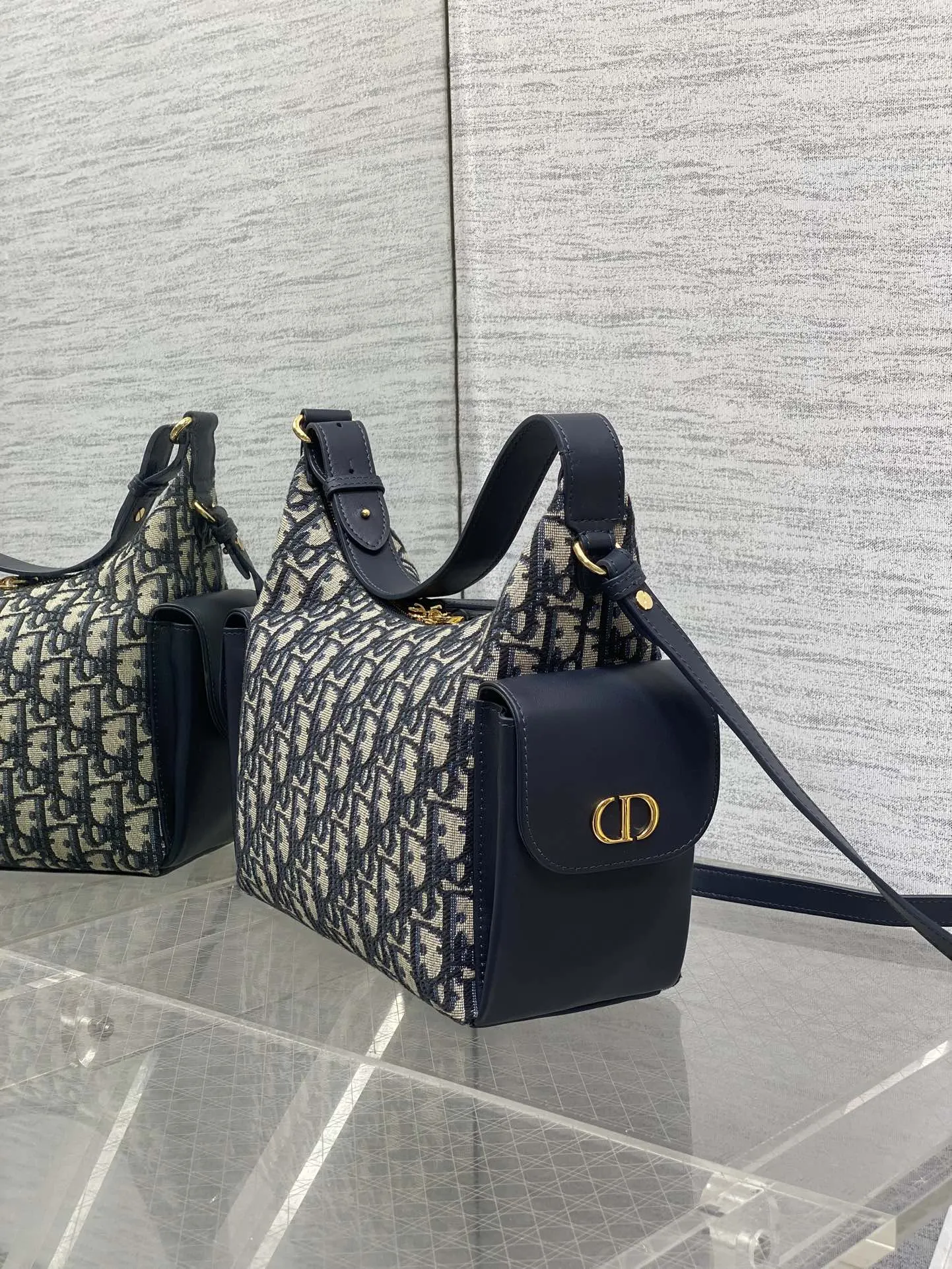 Dior Hobo Shoulder Bag Vintage Leather