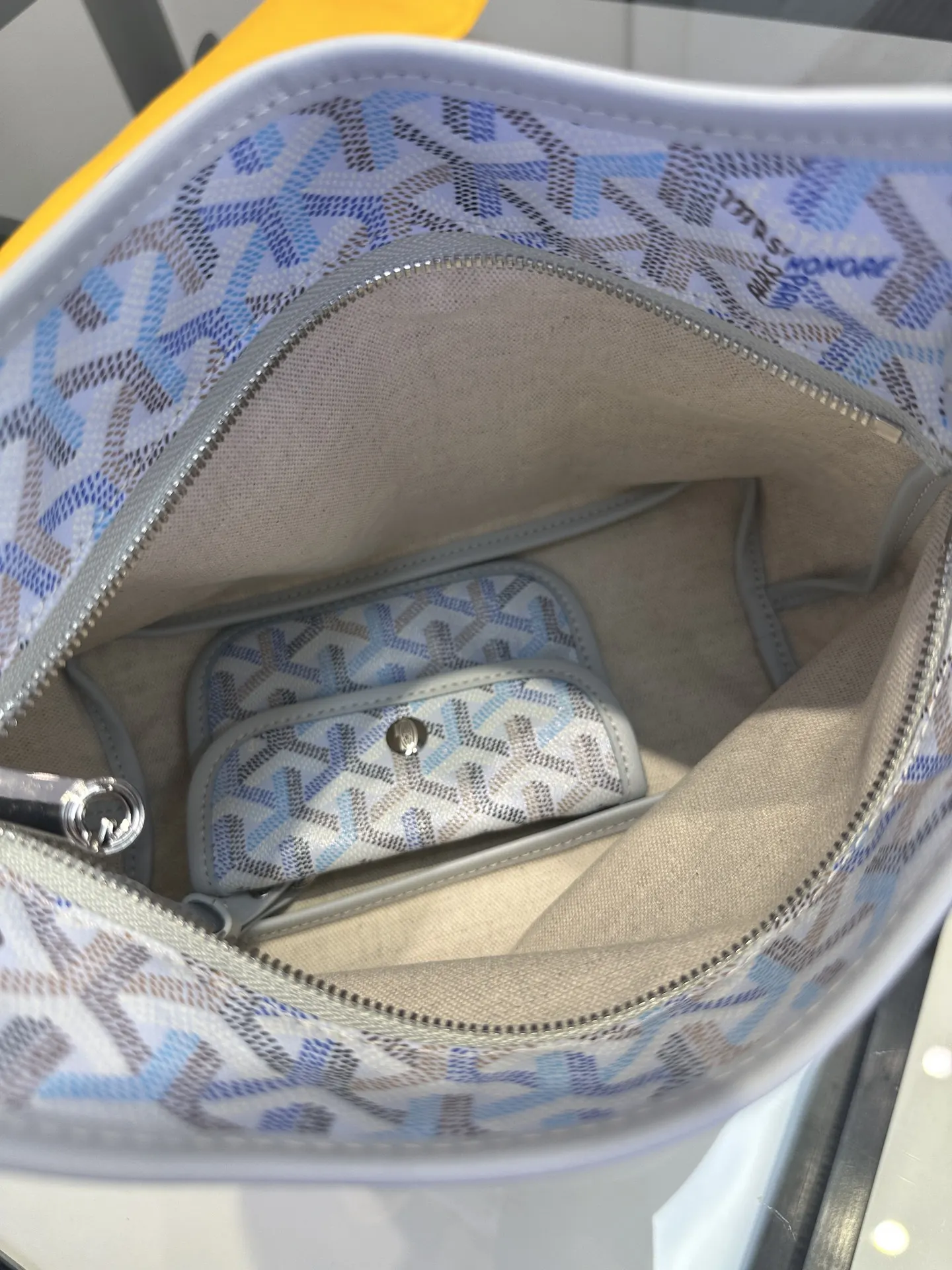 Goyard Hobo 戈雅 迷你hobo 腋下包 极地藍 四季炫彩 托特包 大容量托特款