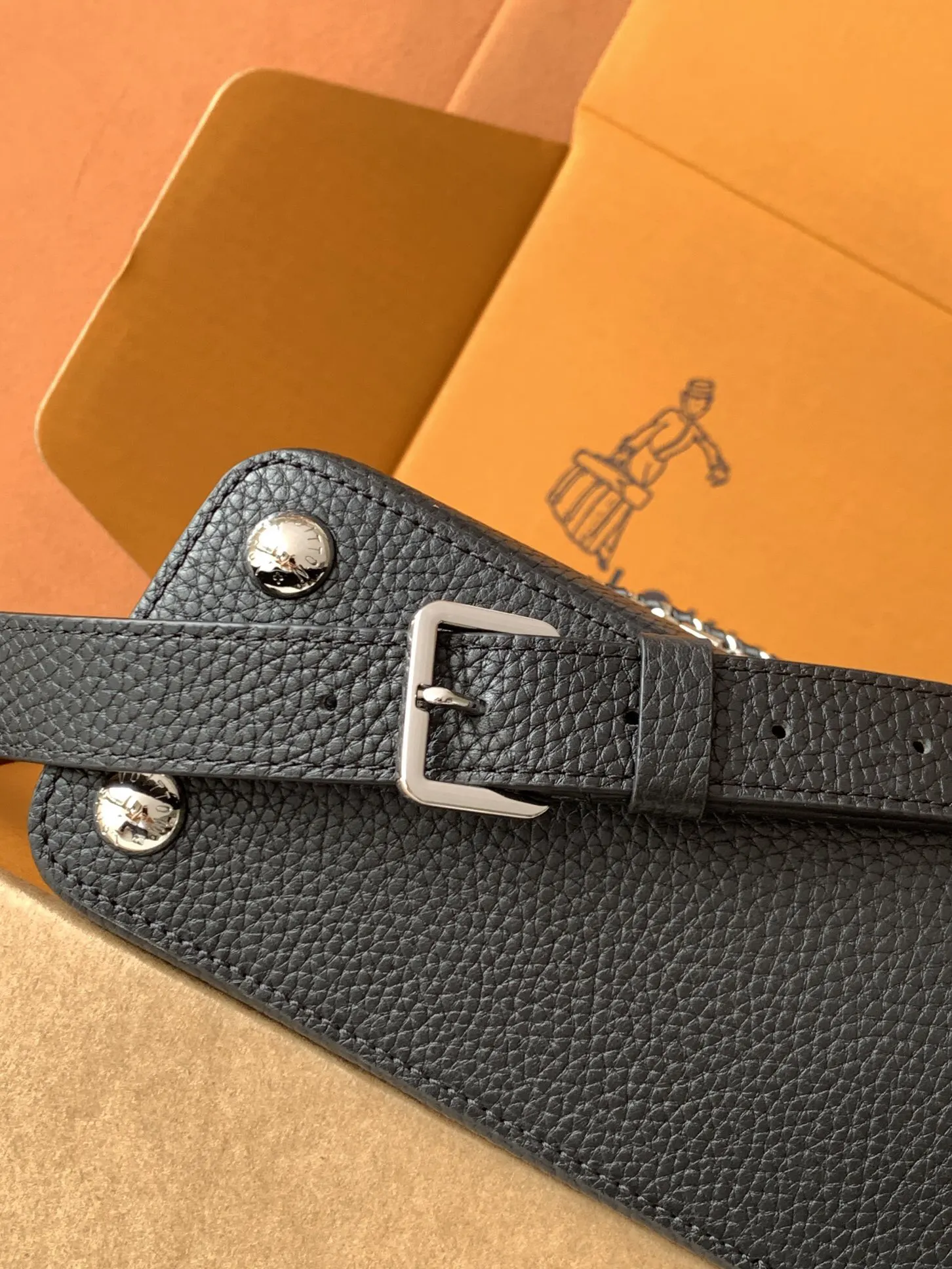 Black Chain Bag Leather