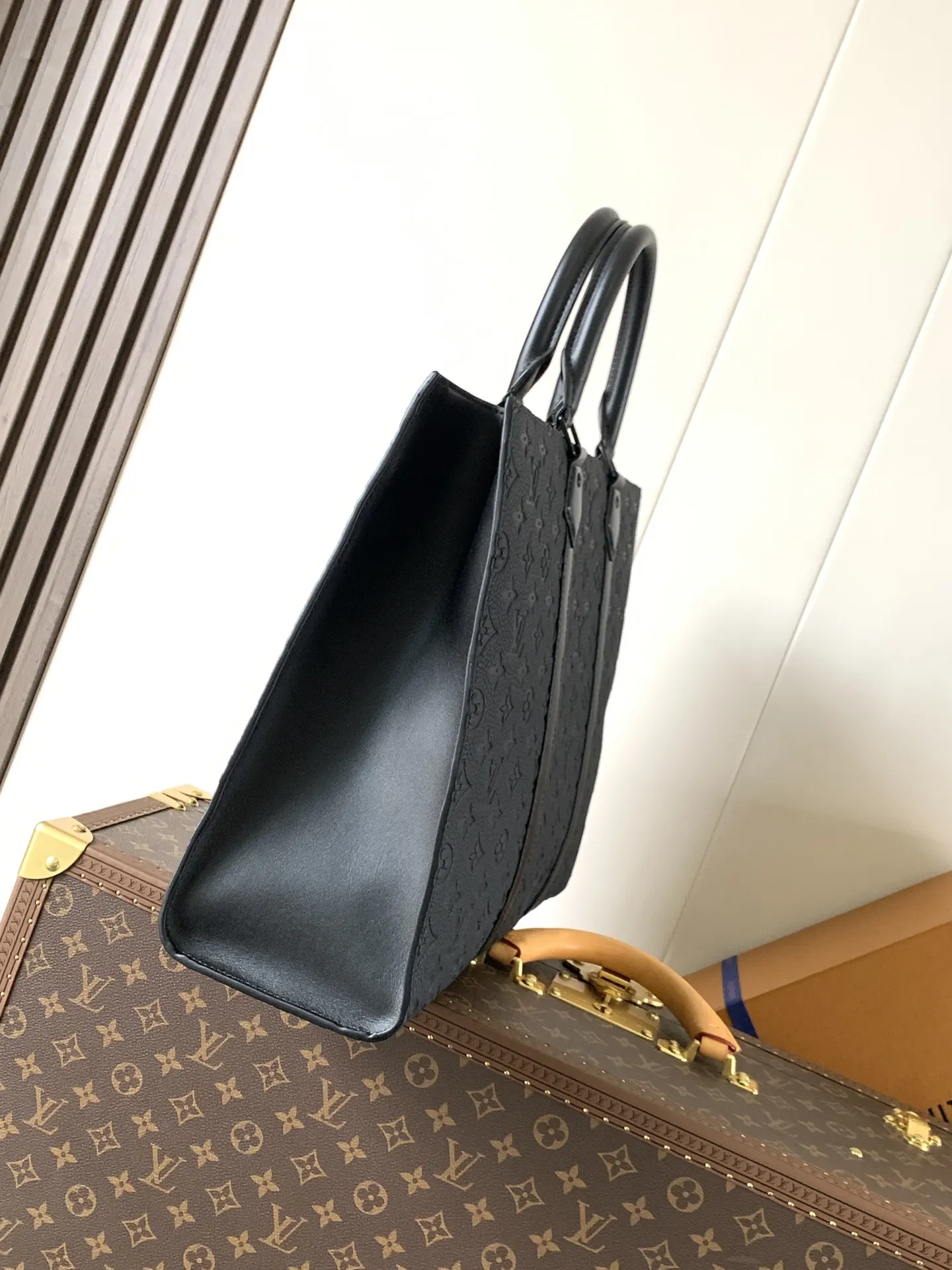 帆布 黑压 Sac 單肩包 日常單肩背款