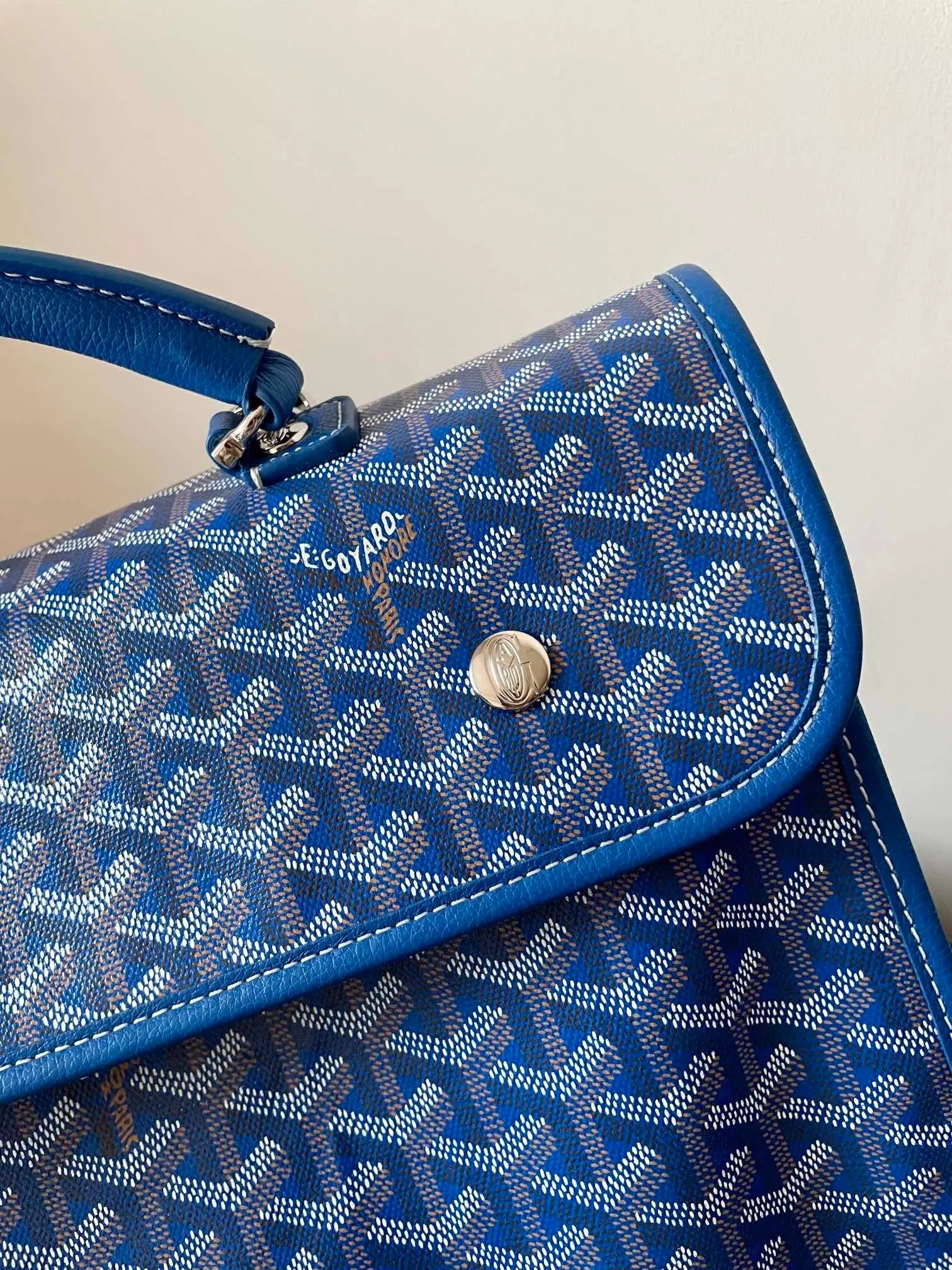 Goyard Blue Backpack