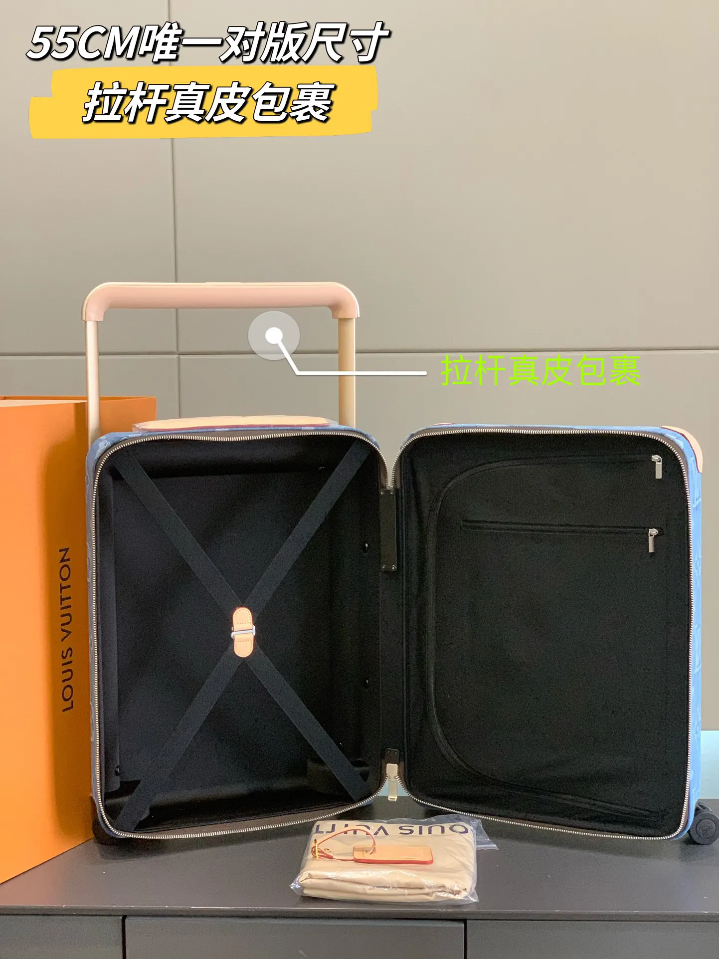 灰色 銀色 拉杆真皮包裹 行李箱 旅行拉杆款 輕便出行款