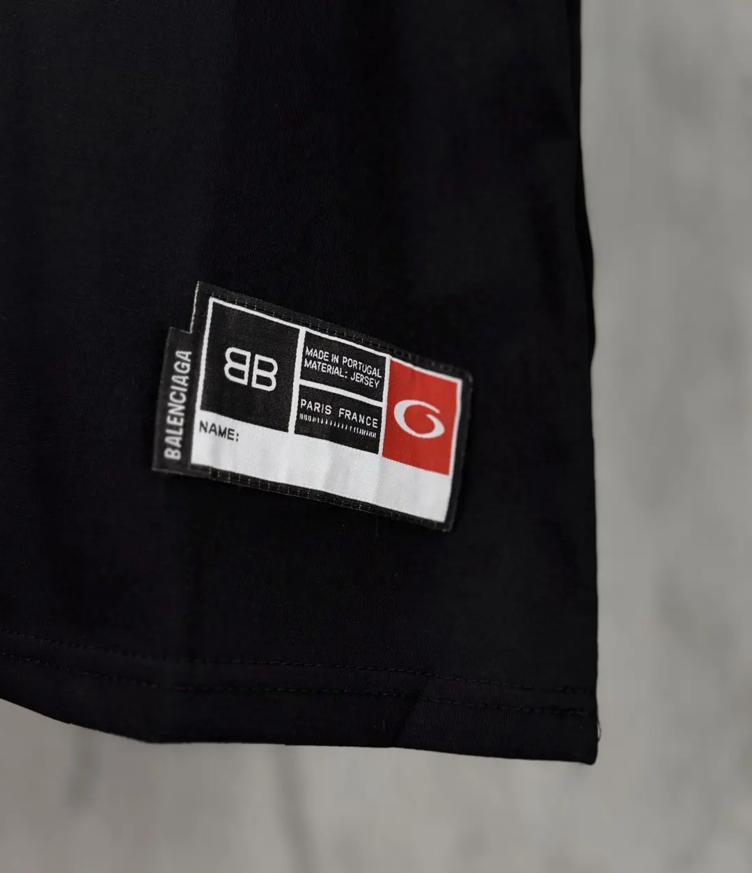 Balenciaga Letter Embroidery Short Sleeve T-Shirt Street