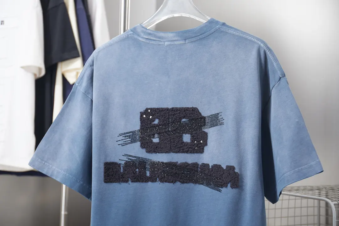 Balenciaga 26SS 字母 水洗 短袖T恤